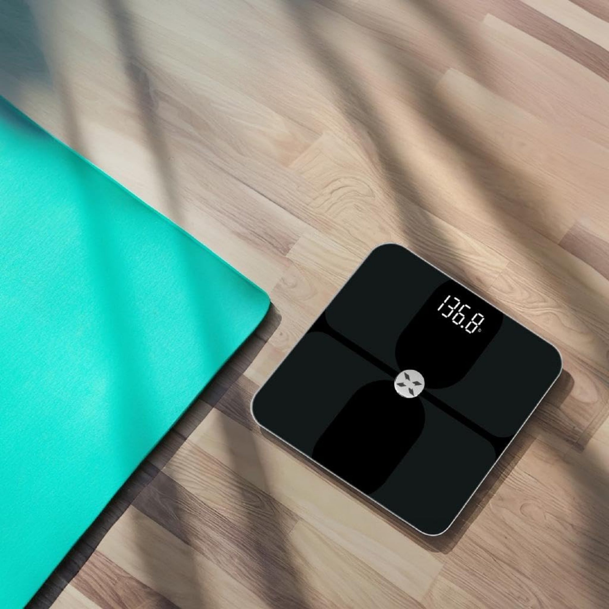 Akıllı Dijital Tartı Yağ Su Kas Vücut Kitle Endeksi Kilo Ölçer