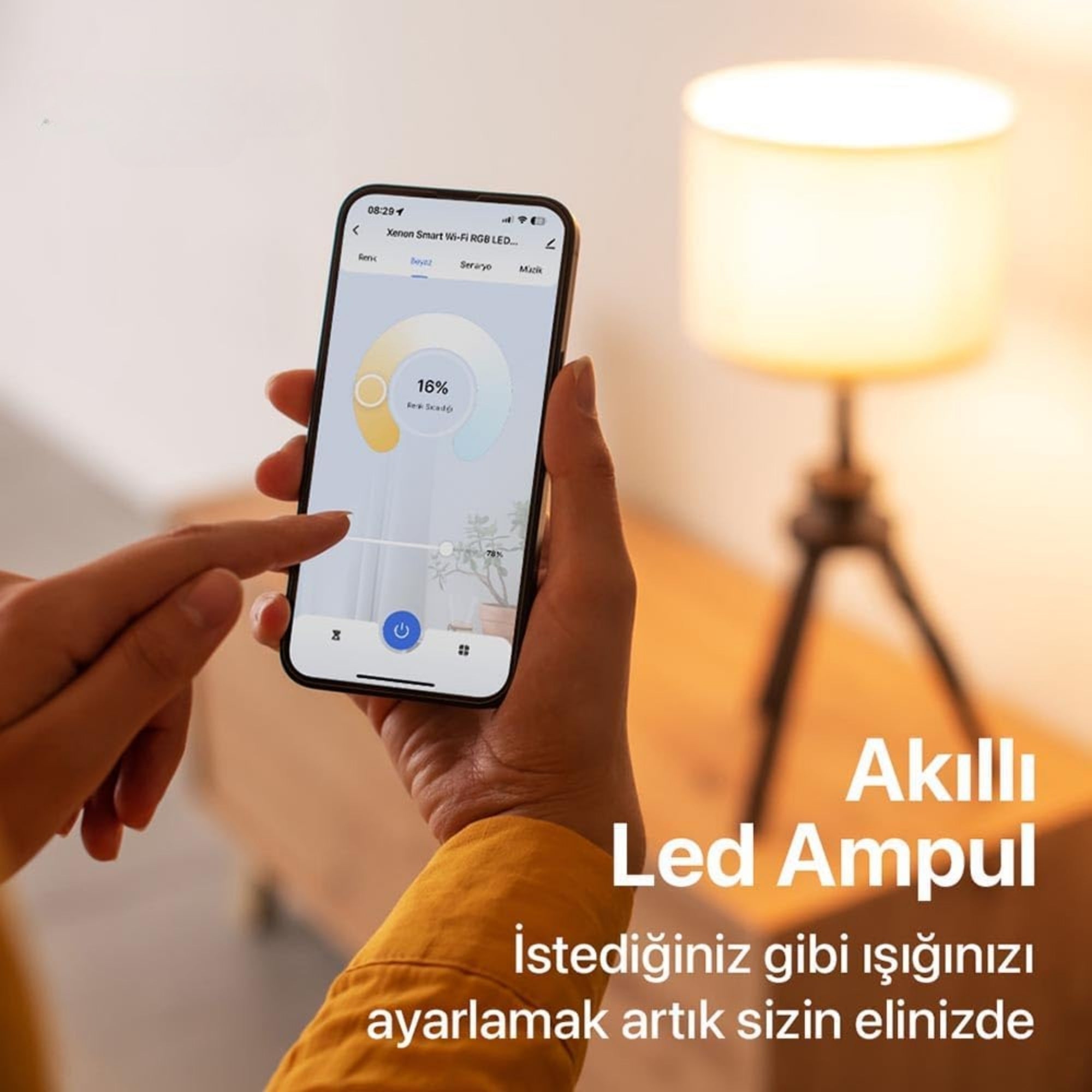 Wi-Fi LED Akıllı RGB Ampul (3 adet)