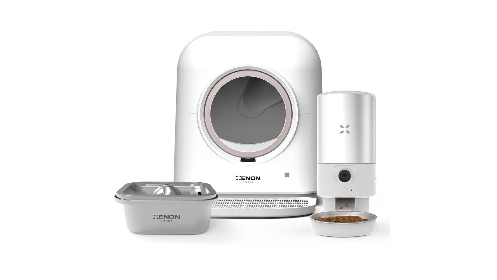 Akıllı Tuvalet, Çelik Mama Kabı ve Çelik Su Pınarı Seti