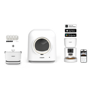 Akıllı Kedi Tuvaleti, Mama Kabı ve Bataryalı Su Pınarı 4'lü Pet Seti