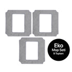 Cam Silme Robotu (Elo ) Yedek Mop | 9'lu Eko Set, Mikrofiber Bez Paketi