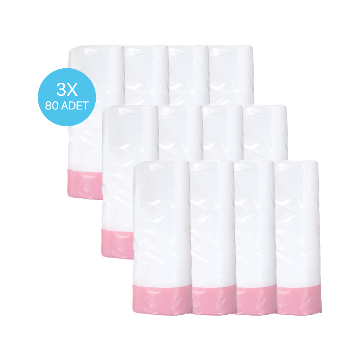 Çöp Poşeti Eko Set 3x80