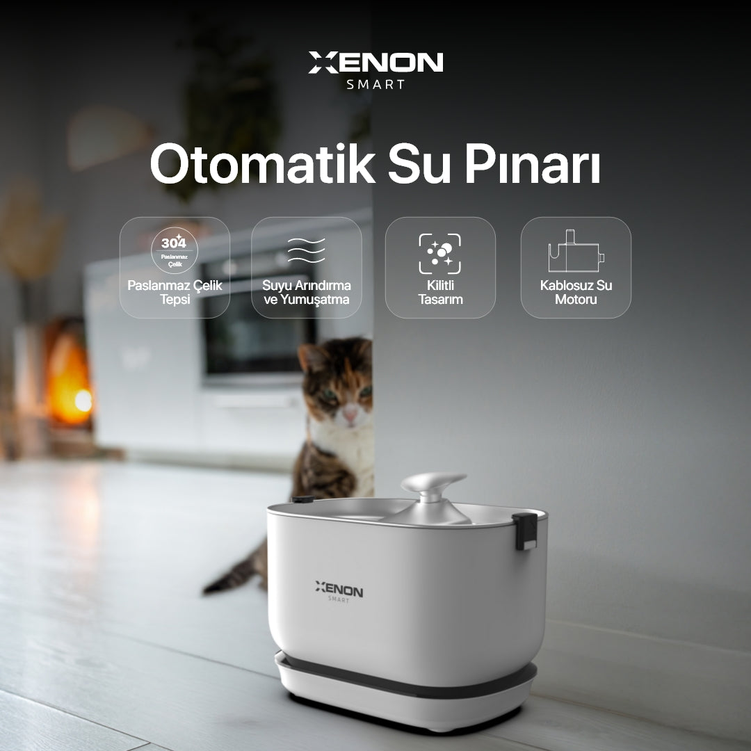 Otomatik Çelik Su Pınarı Bataryalı