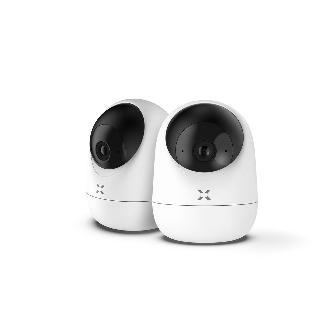 Ev Kamerası 2’li Set | WiFi, 2304p, Mobil Kontrol, Sesli, 360° Ptz, Gece Görüş, İç Mekan Kamera