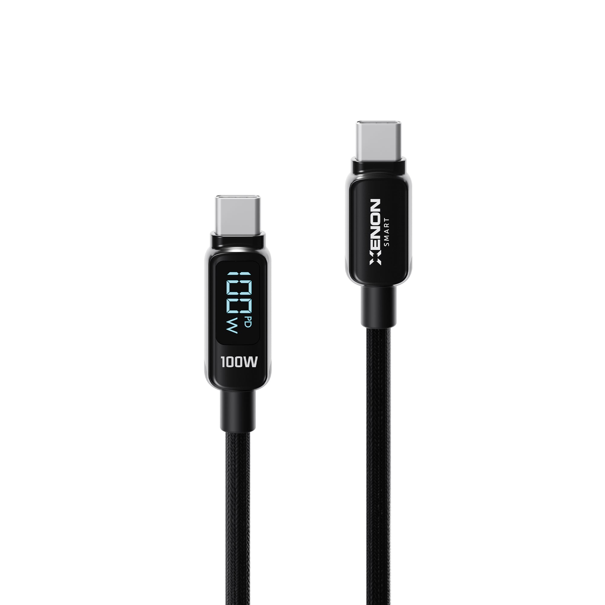 Type-C to Type-C Hızlı Şarj Kablosu | 100W PD, 1.2m, 480Mbps, Led Gösterge, Örgü (X6428)