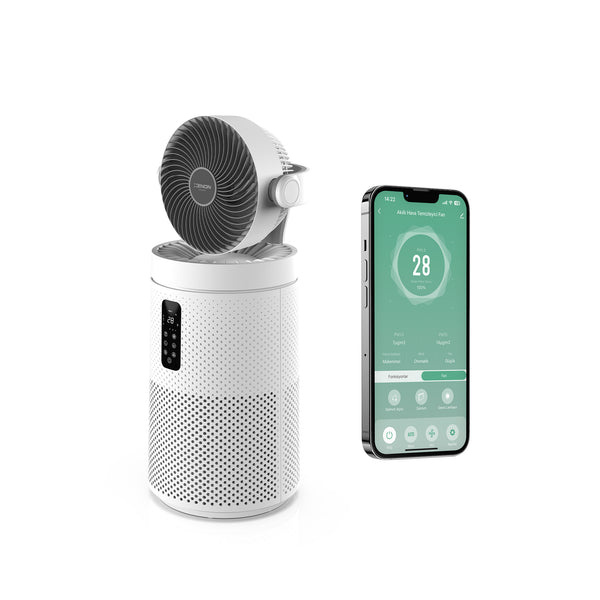 Hava Temizleyici | Akıllı Mobil Kontrol, Hepa 13, Fanlı, Wifi, 390 CADR, UVC, Sessiz (X7422)