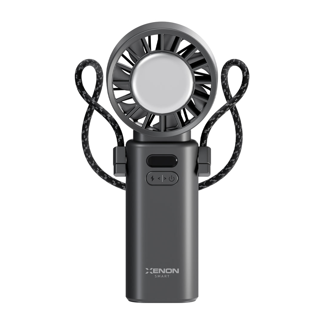 El Vantilatörü | Peltier Soğutma, 100 Kademe, 3600mAh, 8300 RPM, USB-C, Askılı, Gri (X6111)