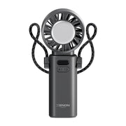 El Vantilatörü | Peltier Soğutma, 100 Kademe, 3600mAh, 8300 RPM, USB-C, Askılı, Gri (X6111)