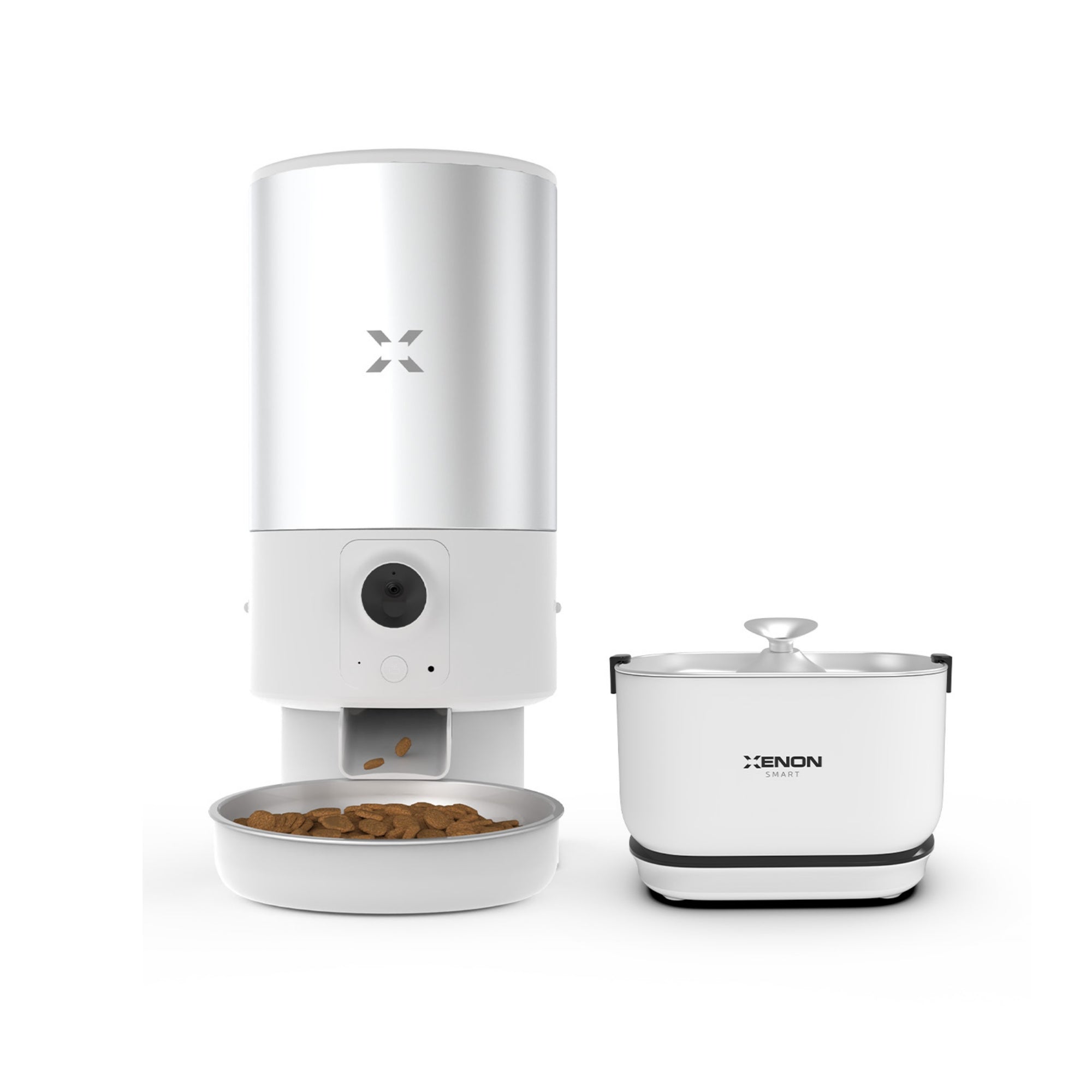 Akıllı Çelik Mama Kabı ve Otomatik Su Pınarı – Xenon Smart