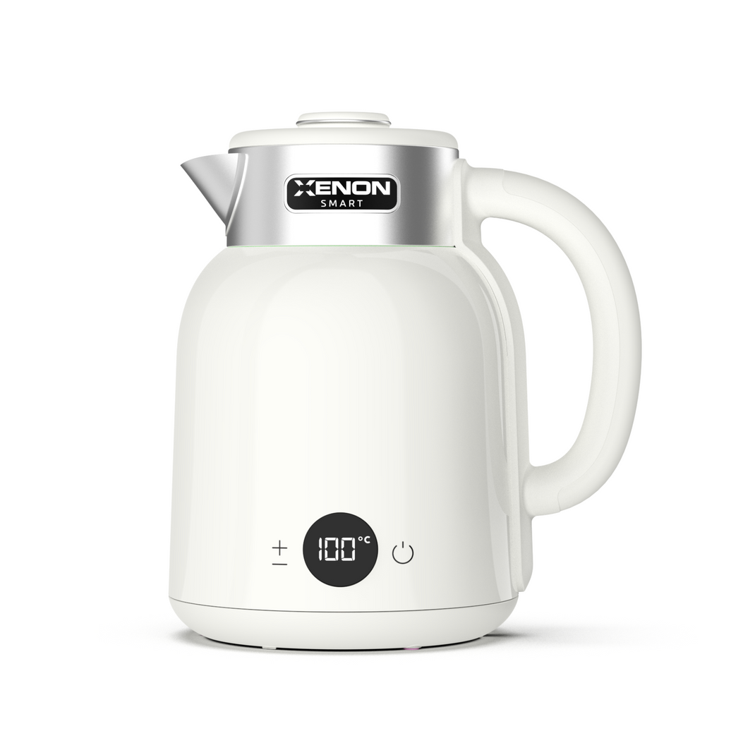 Akıllı Kettle | Mobil Kontrol, Wifi, 1.5 Lt, Çelik, 2200W, Sesli, Akıllı, Su Isıtıcı (Krem - X7101)