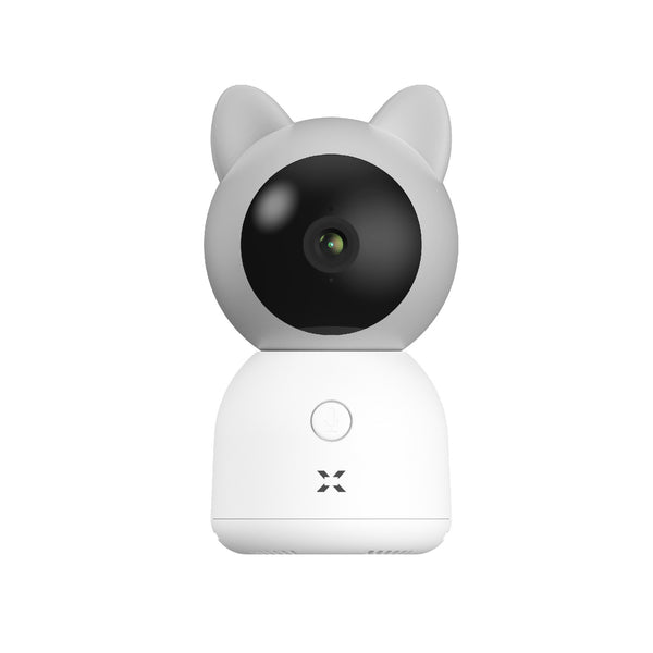 Bebek Kamerası | WiFi 360° Mobil Kontrol, Ağlama Sensörü, Sıcaklık Nem, Ninni, Gece Görüş (X7201)