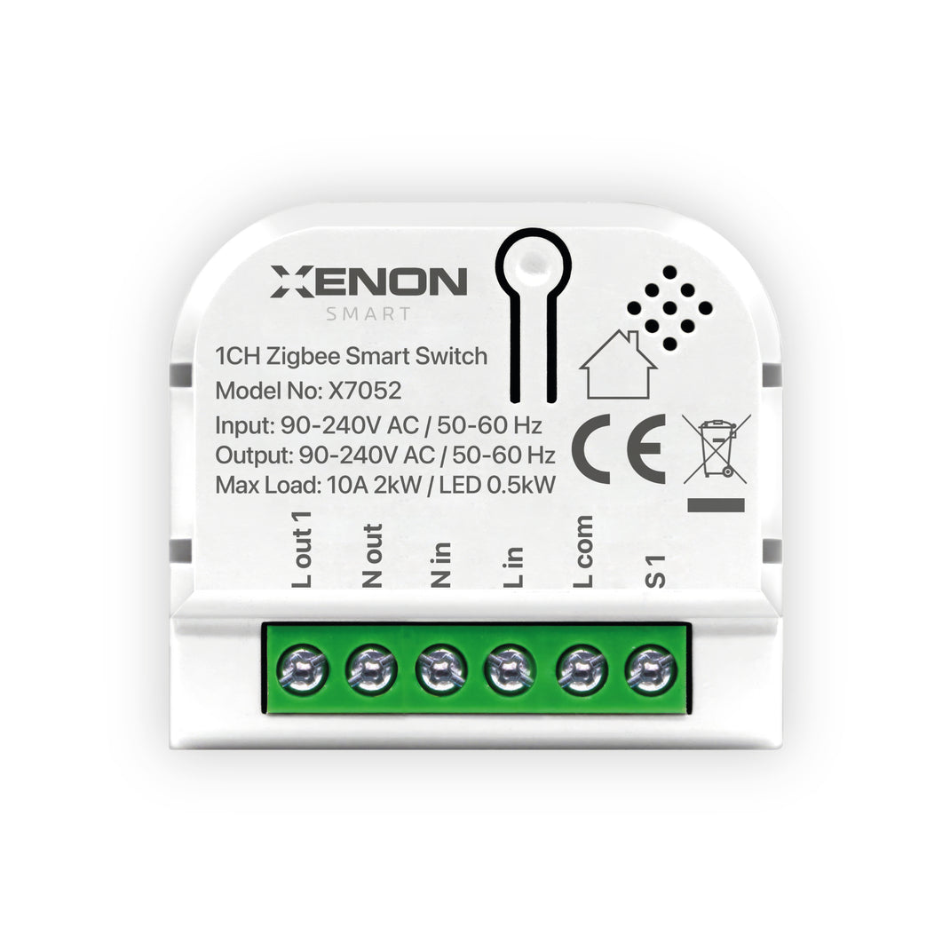 Akıllı Anahtar | Zigbee, 1 Kanal, Sıva Altı, Mobil Kontrol, Akıllı Röle (X7052)