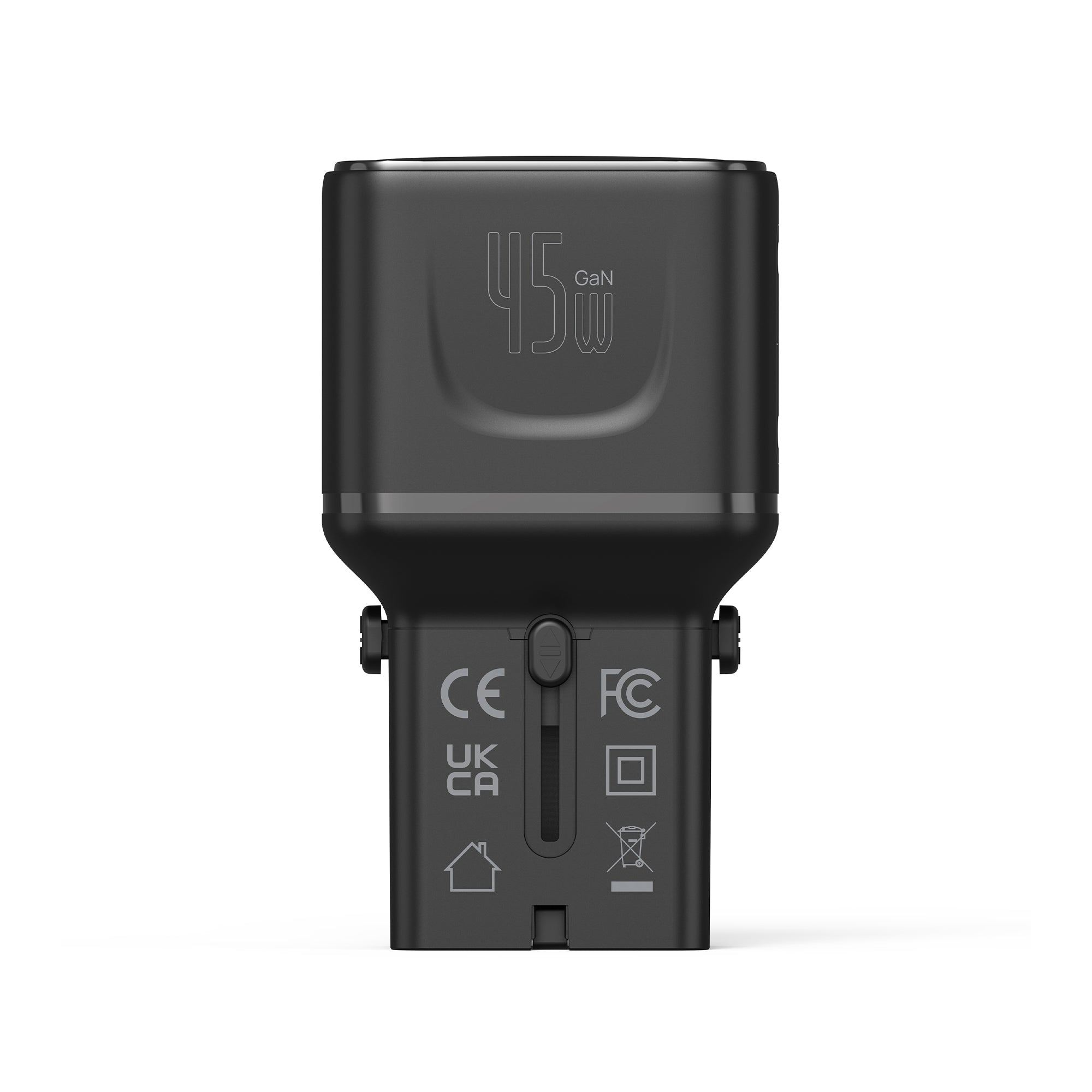 Priz Dönüştürücü | 45W GaN Hızlı Şarj, 200+ Ülke, 2x USB-C, PD PPS, Seyahat Adaptörü (X6409)
