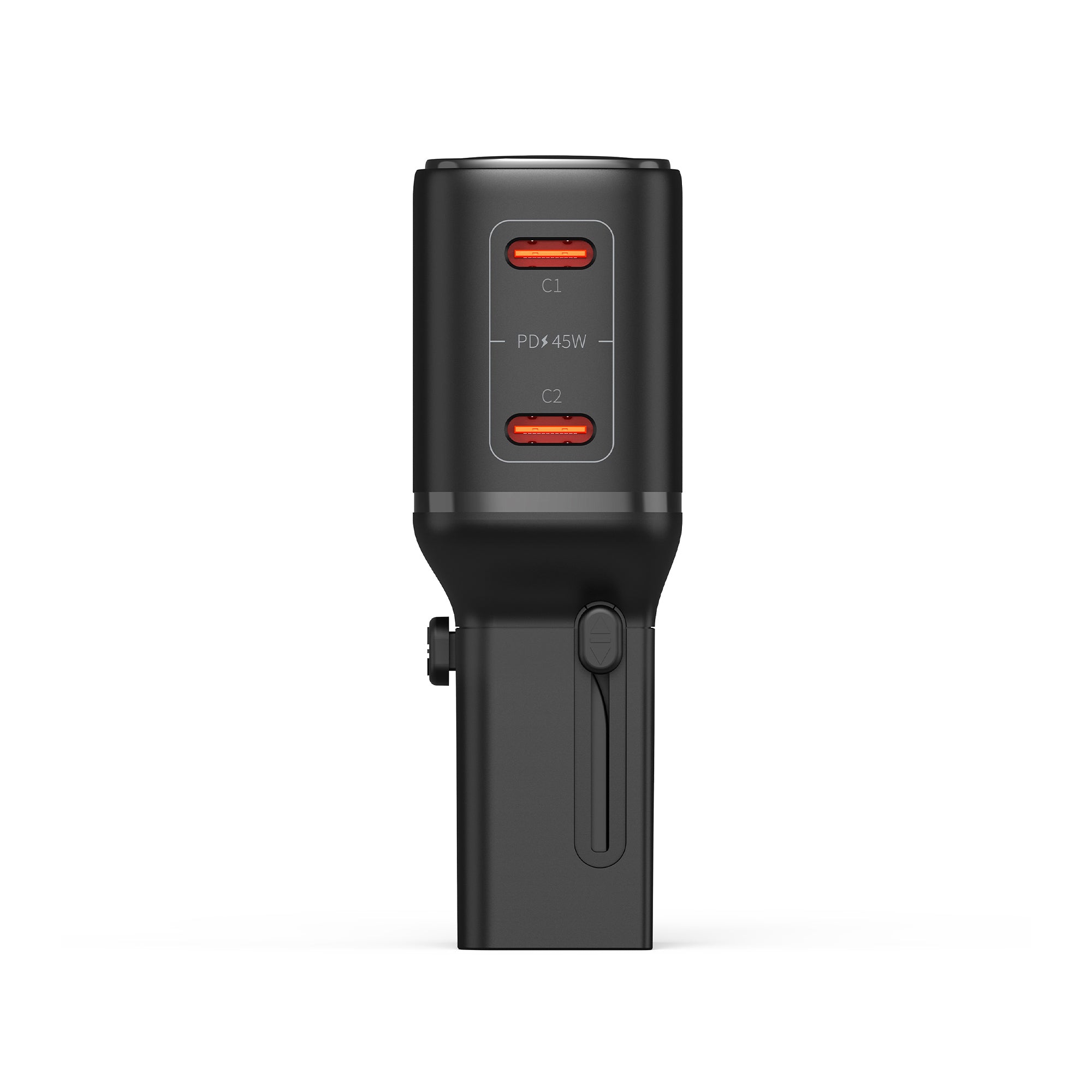 Priz Dönüştürücü | 45W GaN Hızlı Şarj, 200+ Ülke, 2x USB-C, PD PPS, Seyahat Adaptörü (X6409)