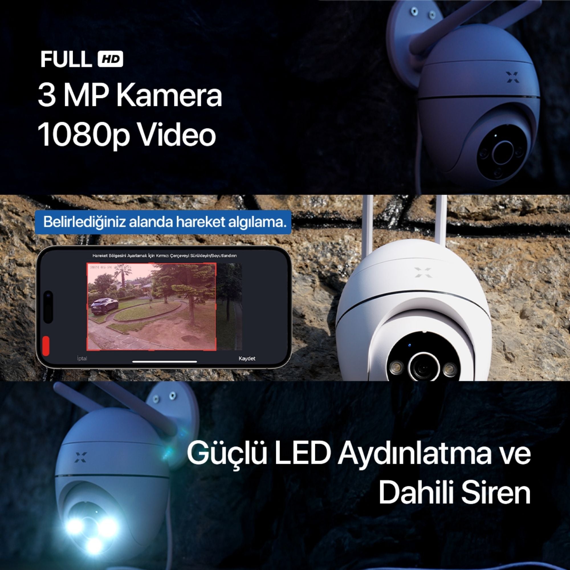 Akıllı Kamera Dış Mekan Wi-Fi