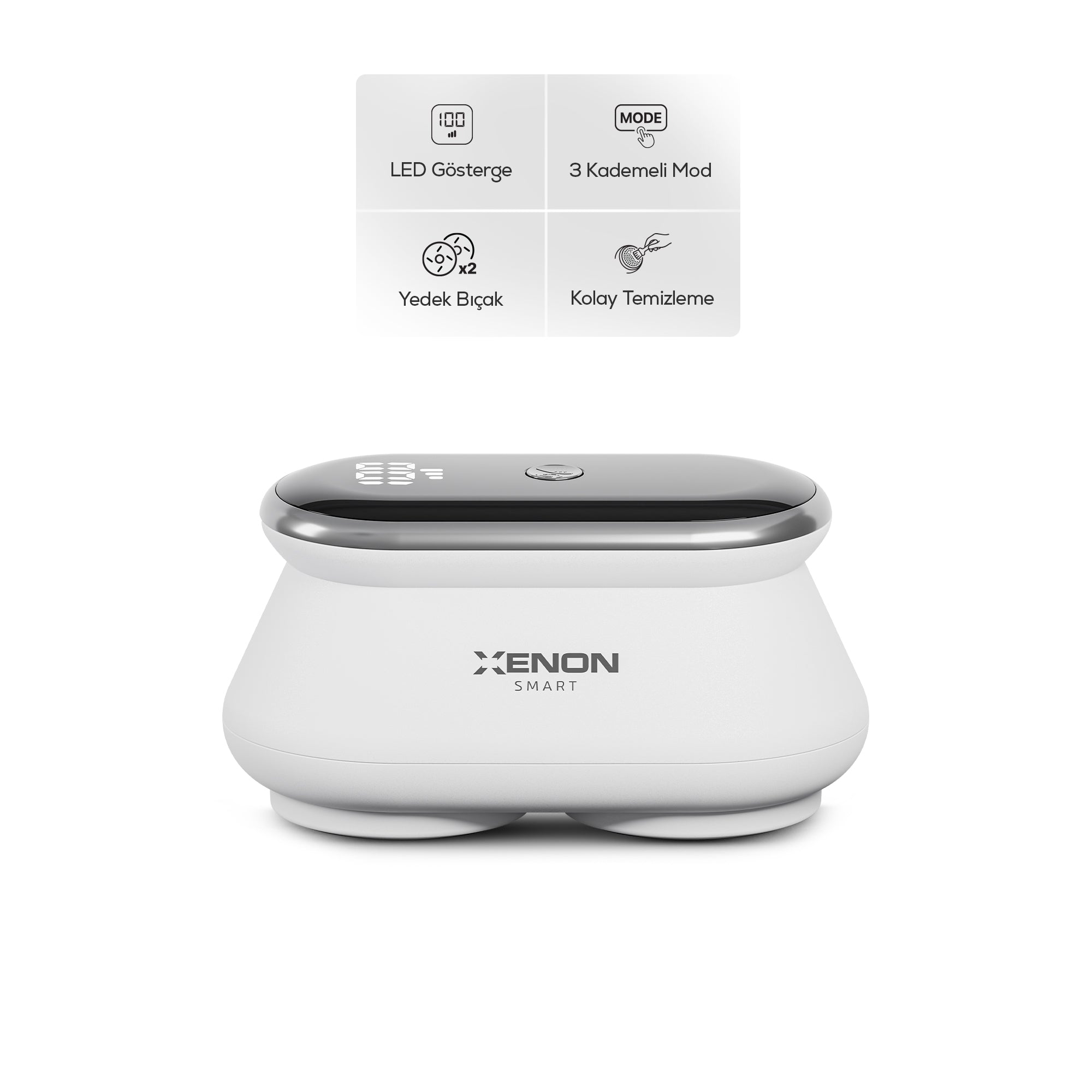 Tüy Toplama Tiftik Makinesi | 7200 RPM, 3 Kademe, Çift 6 Bıçaklı, LED Ekran, USB-C, 1800 mAh (X6175)