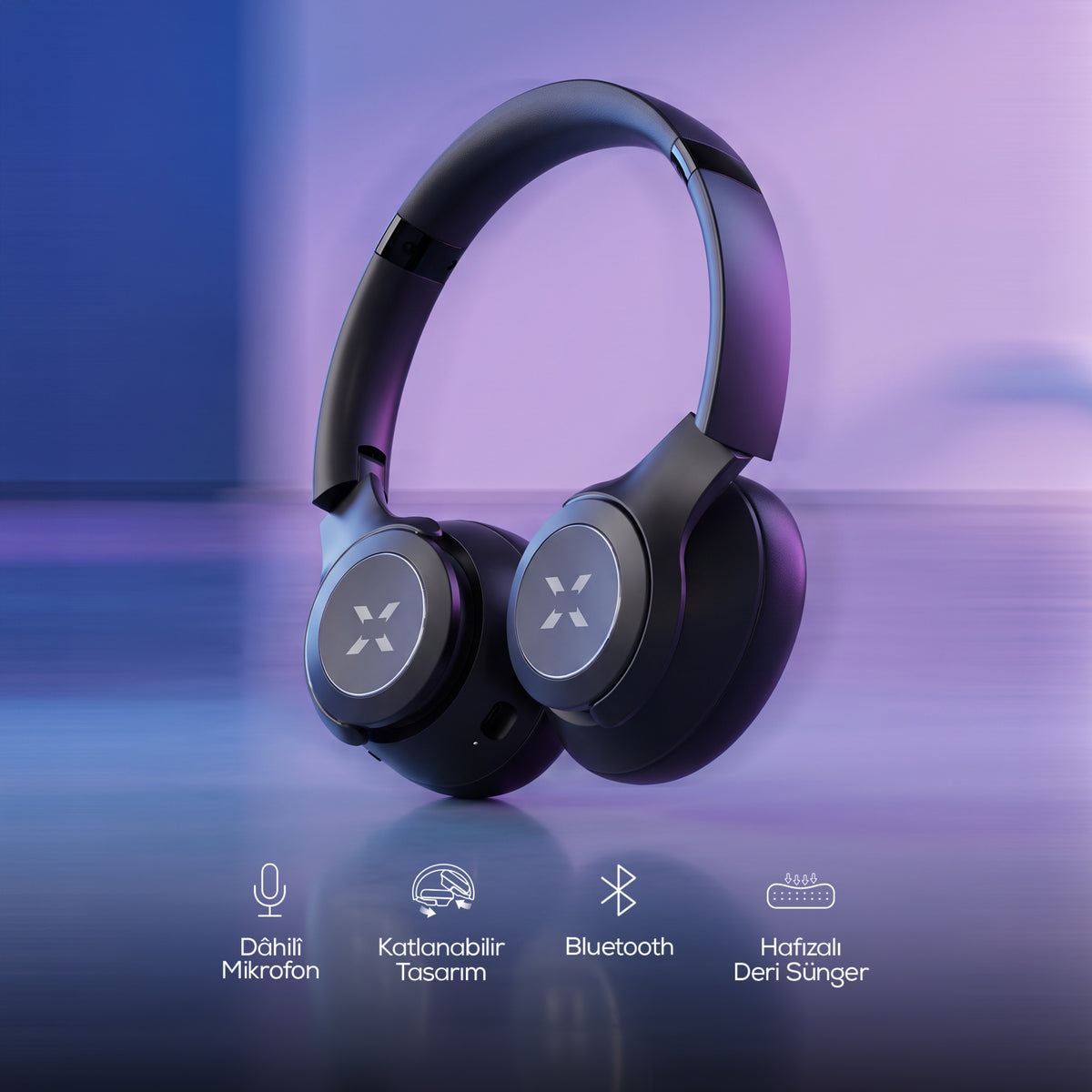 Bluetooth Kulaklık | Hoparlöre Dönebilen, 650 mAh, BT 5.3, IPX4, 2in1 (X6721)