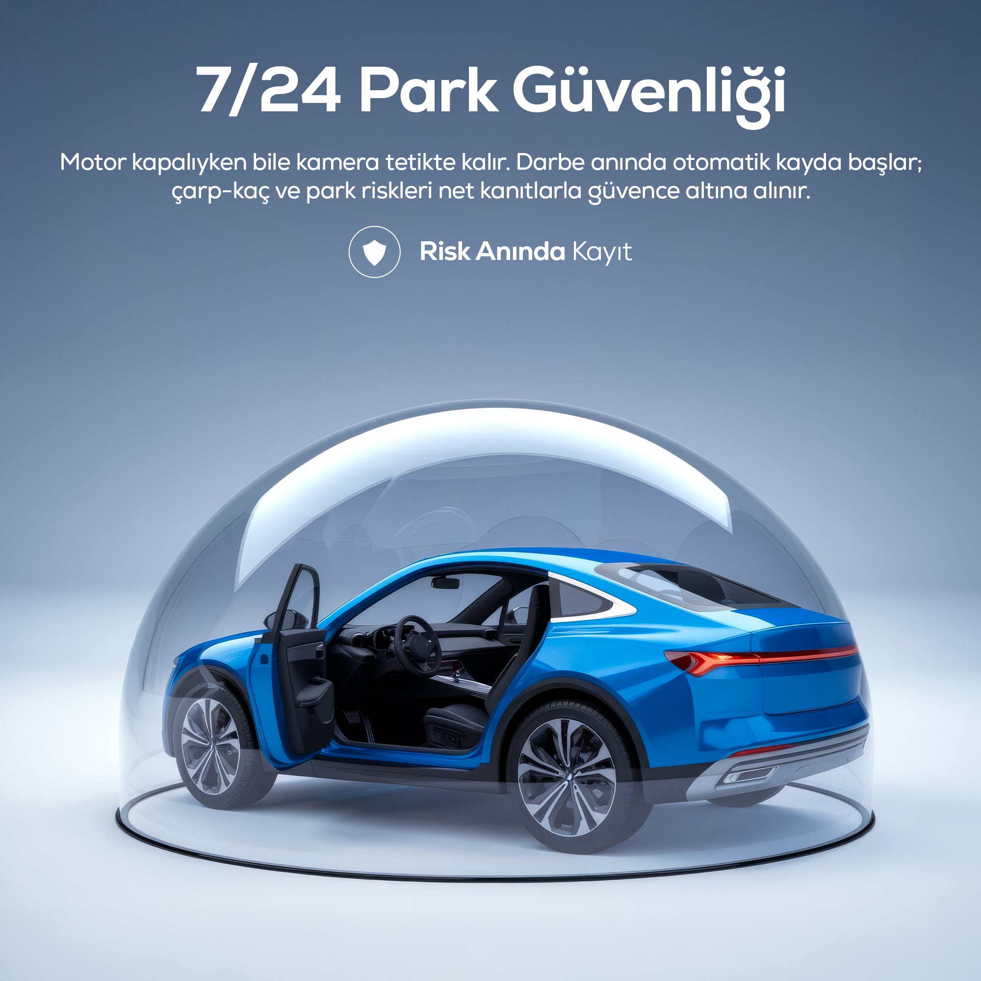 Araç Kamerası Park Modu Kiti | Akü Voltaj Koruma, 12V/24V, Vesta, Titan & Satürn Uyumlu 3.5m (X8810)