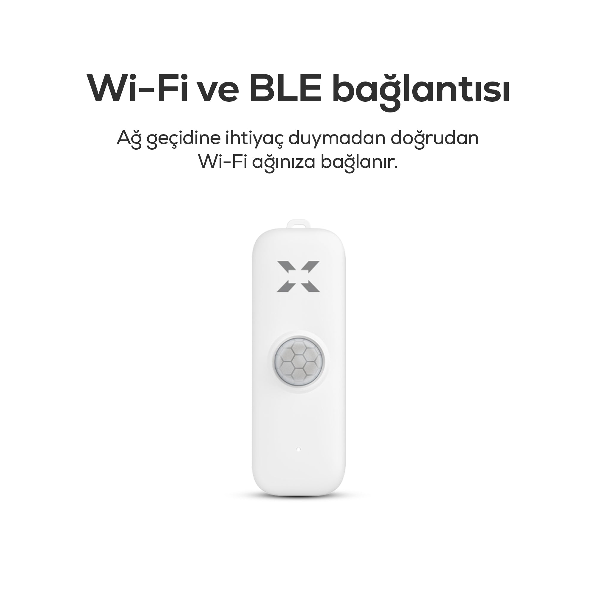 Hareket Sensörü | Akıllı, Wi-Fi, Hub Gerektirmez, Kablosuz PIR, Güvenlik Dedektörü, Anlık Bildirim (X7501)
