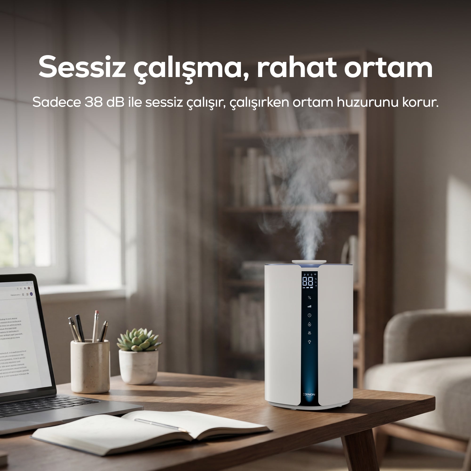 Hava Nemlendirici Lite 2 | Akıllı, Sıcak & Soğuk Buhar, 4.5L, WiFi, Modlu (X7451)