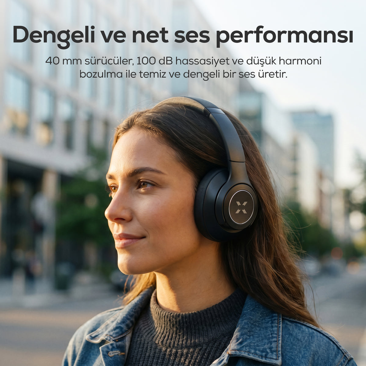 Bluetooth Kulaklık | Hoparlöre Dönebilen, 650 mAh, BT 5.3, IPX4, 2in1 (X6721)