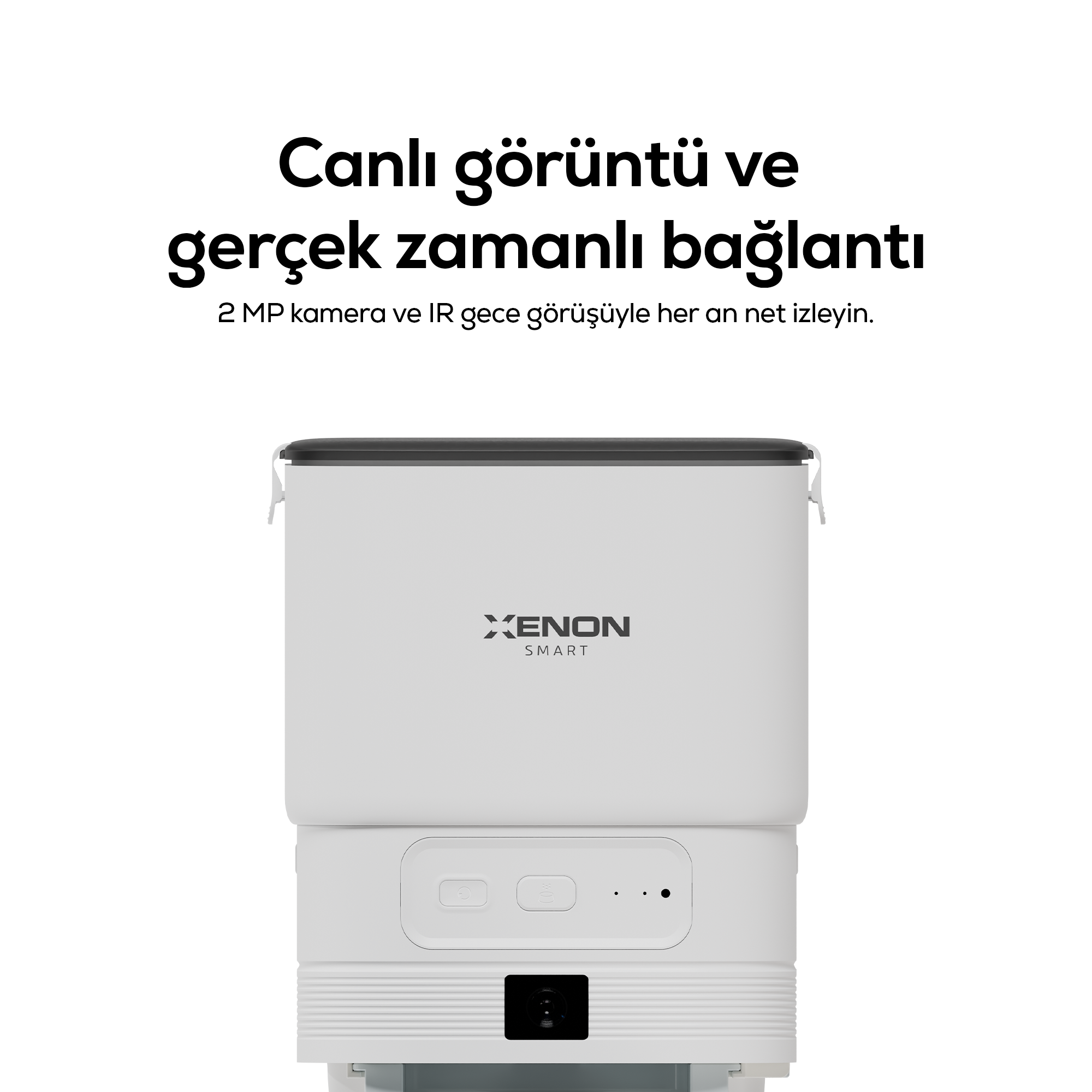 Akıllı Mama Kabı (Kameralı) | 1080p, 4L, Mobil Kontrol, Çelik Kase, Gece Görüş (X8614)