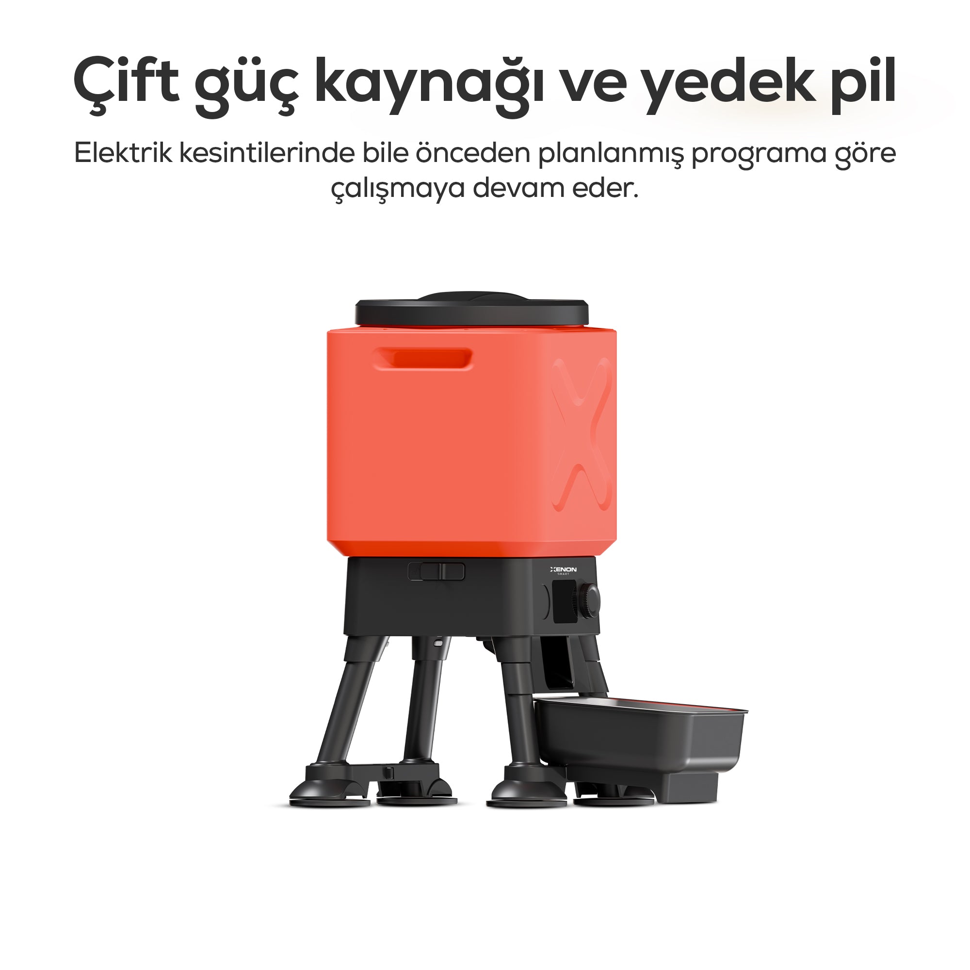 Köpek Mama Kabı | Akıllı, Uygulama Kontrol, 14L, Yükseltilmiş Ortopedik Tasarım, Çelik Kase (X8631)