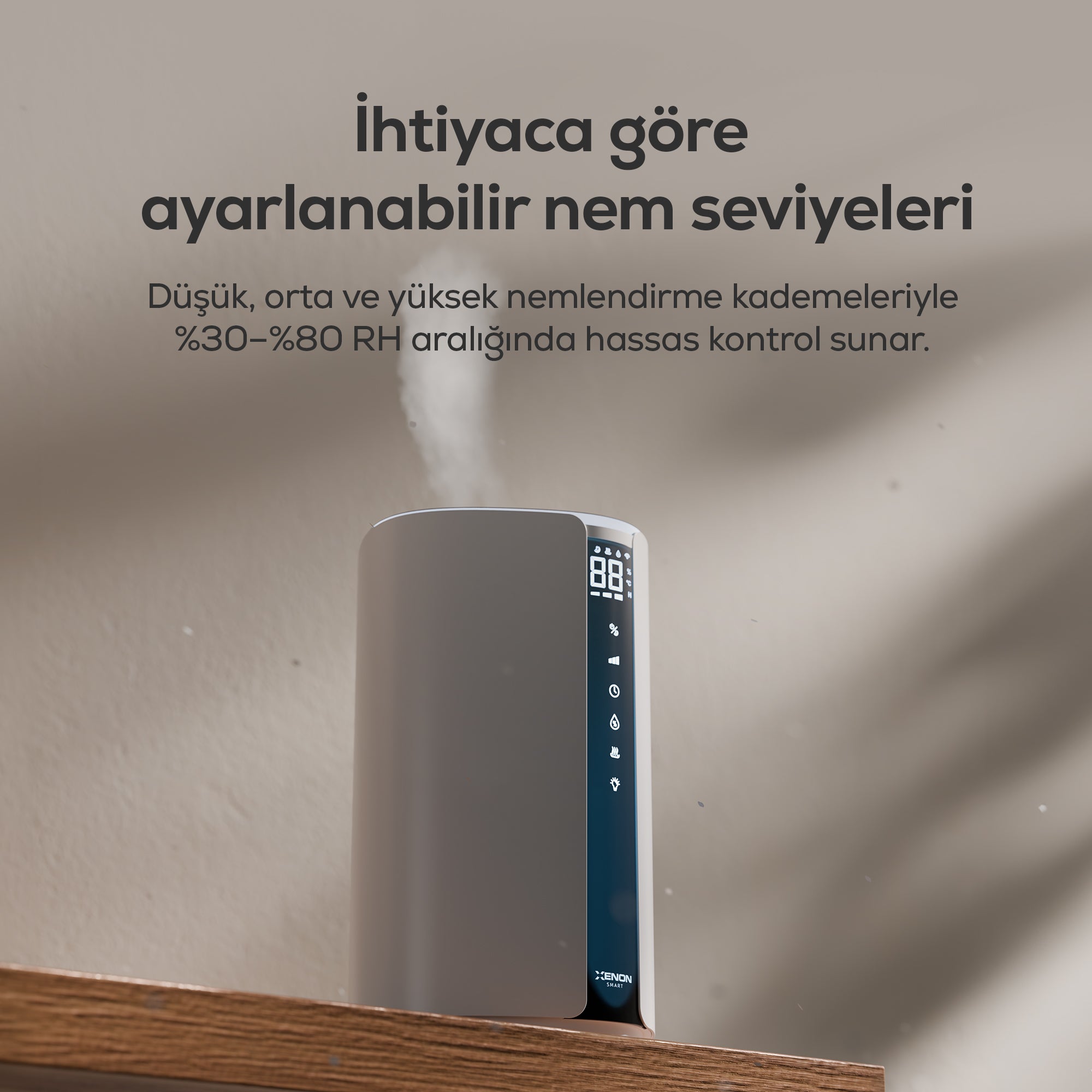 Hava Nemlendirici Lite 2 | Akıllı, Sıcak & Soğuk Buhar, 4.5L, WiFi, Modlu (X7451)