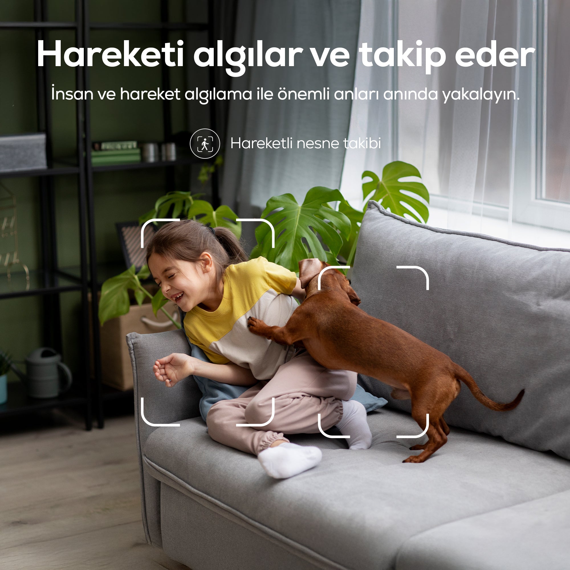 Ev Kamerası 2’li Set | WiFi, 2304p, Mobil Kontrol, Sesli, 360° Ptz, Gece Görüş, İç Mekan Kamera