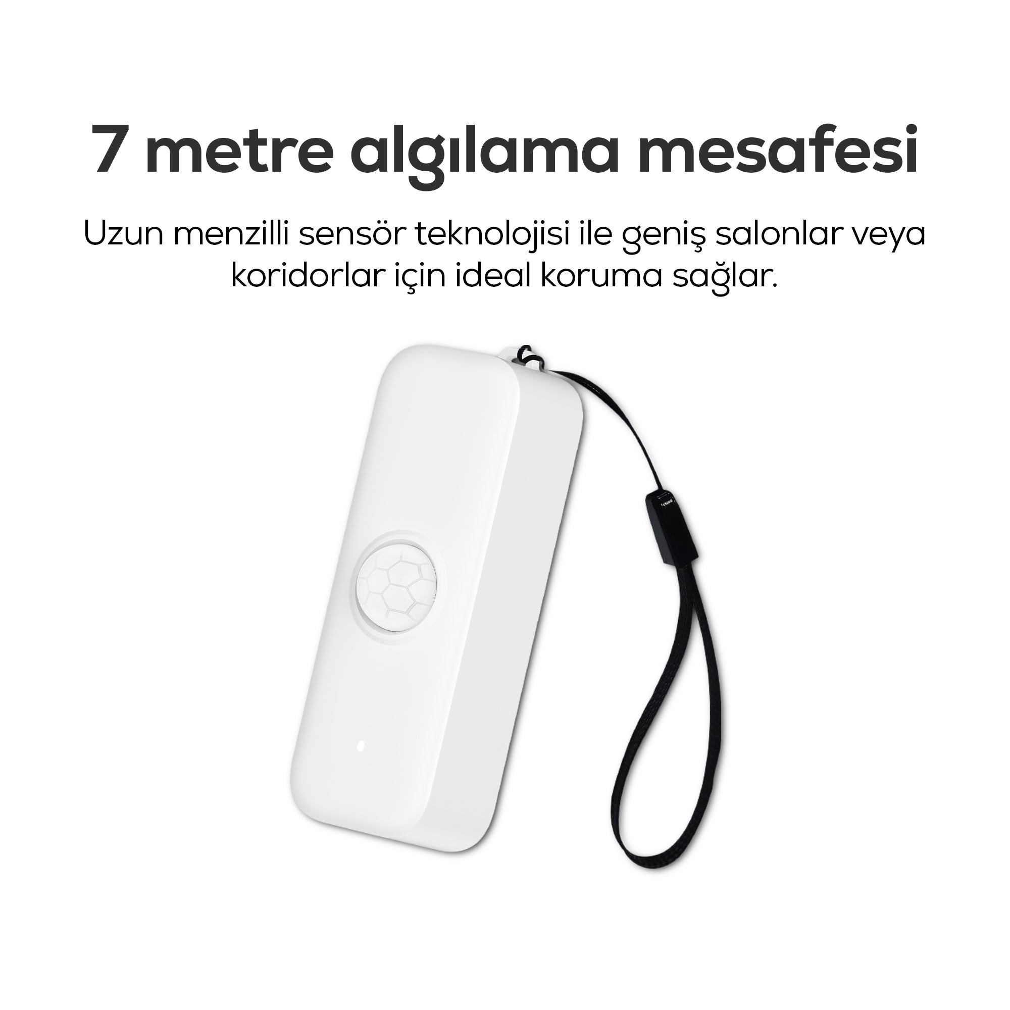 Hareket Sensörü | Akıllı, Wi-Fi, Hub Gerektirmez, Kablosuz PIR, Güvenlik Dedektörü, Anlık Bildirim (X7501)