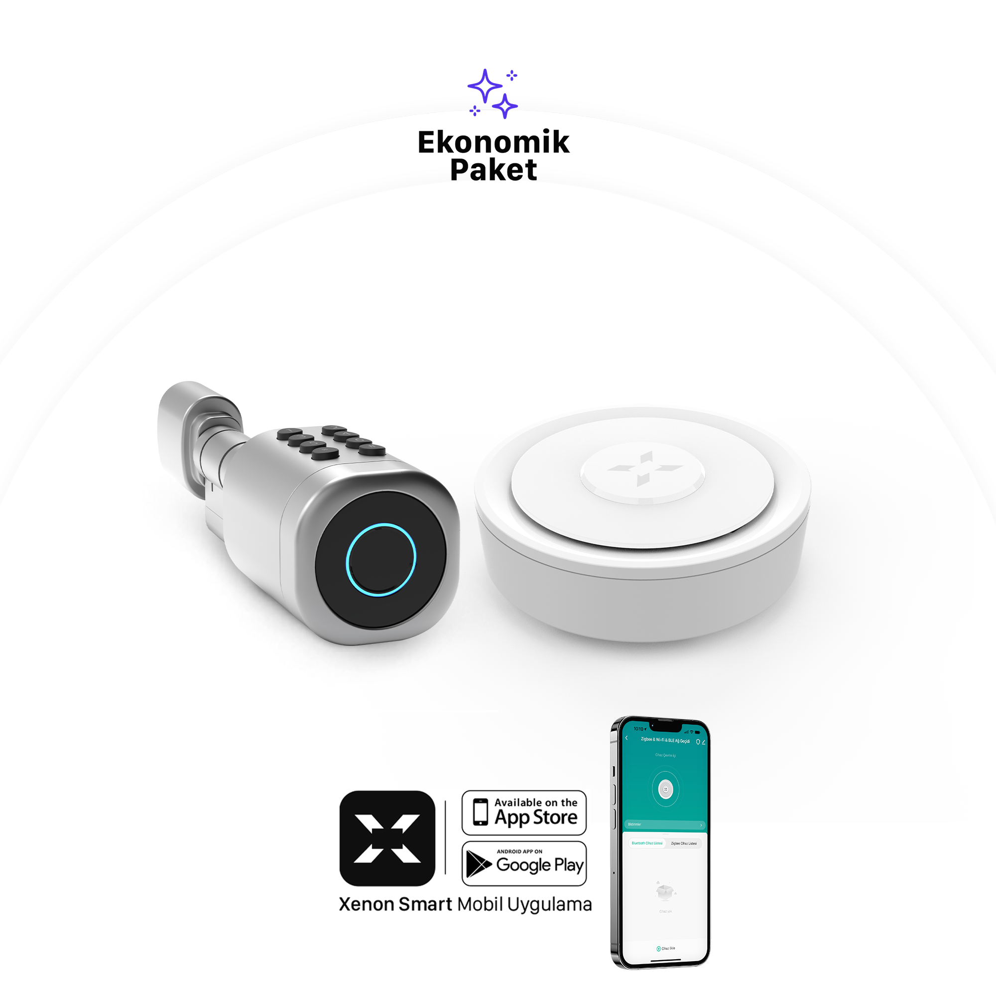 Akıllı Kapı Kilidi ve Ağ Geçidi Seti