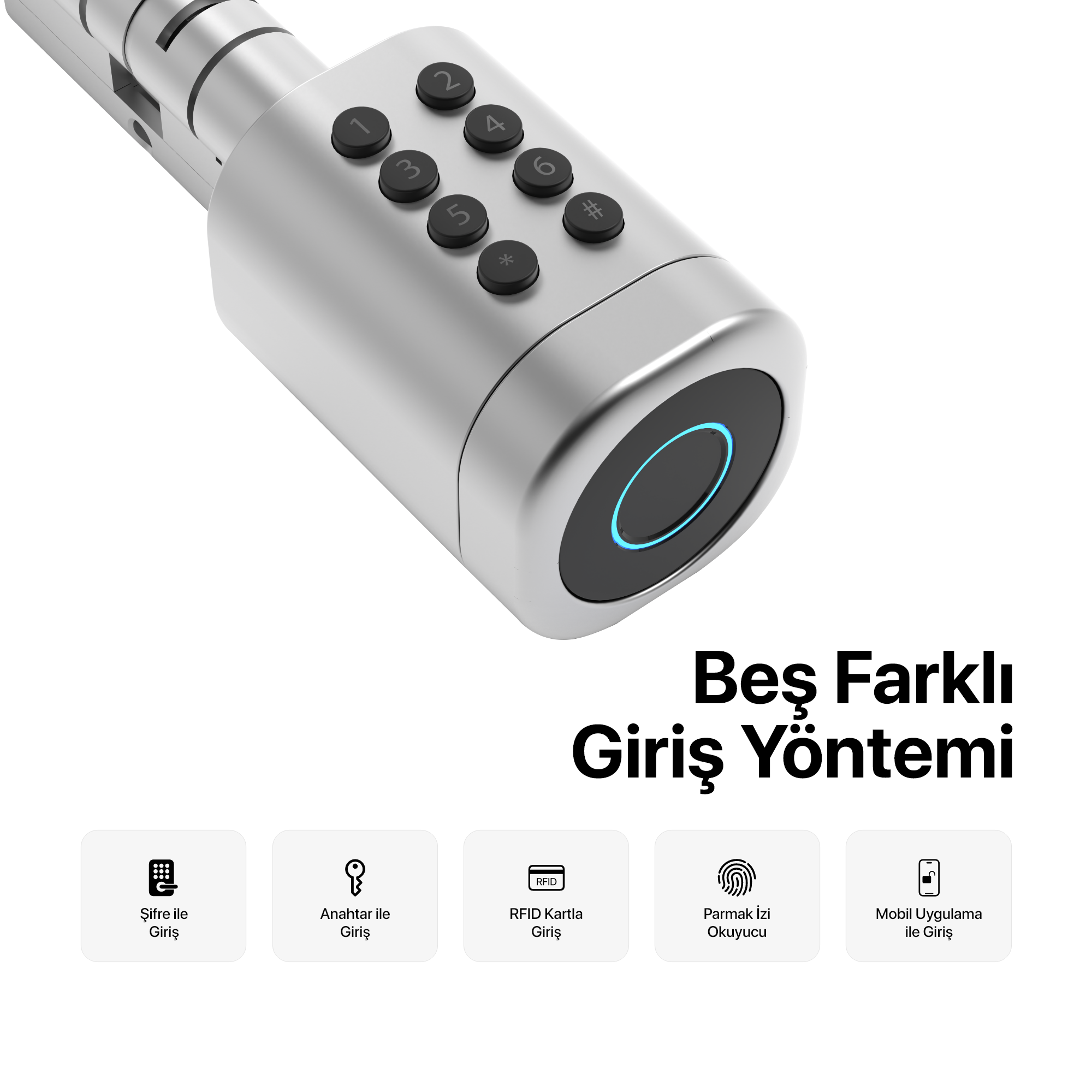 Akıllı Kapı Kilidi ve Ağ Geçidi Seti