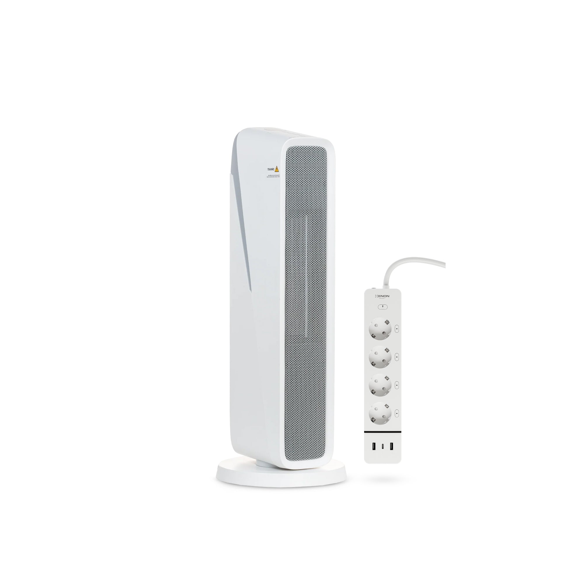 Fanlı Isıtıcı ve Çoklu Priz Mobil Uygulama Kontrollü WiFi Sesli Komut Destekli Akıllı Set