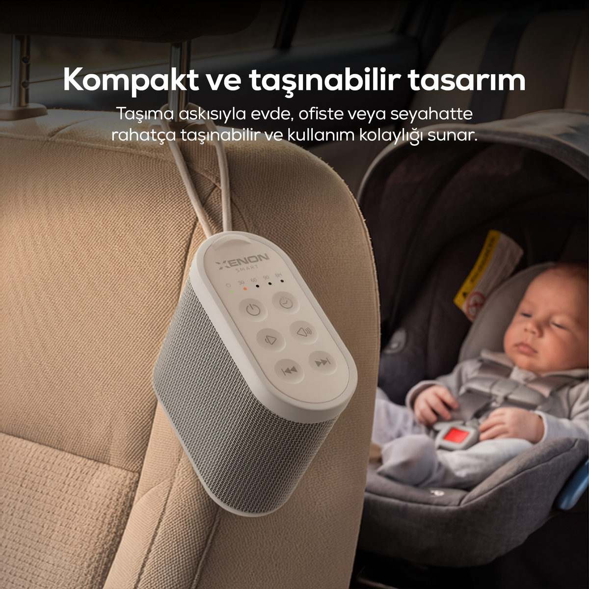 Beyaz Gürültülü Uyku Arkadaşı I Pış Pış Sesi, Zamanlayıcılı, Radyasyon Yaymayan Cihaz X6230