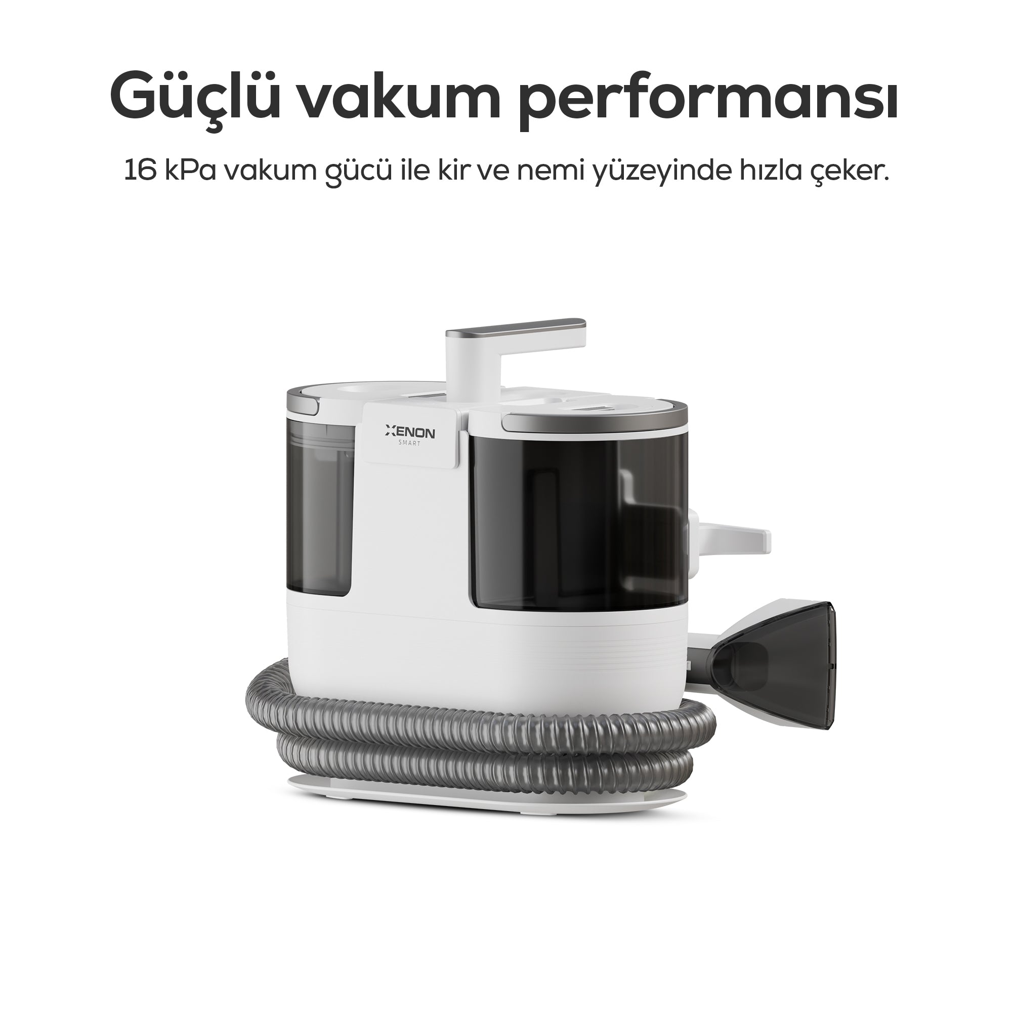 Buharlı Halı Yıkama & Koltuk Temizleme Makinesi 1700W | 16kPa