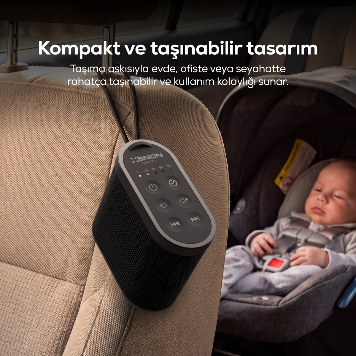 Beyaz Gürültülü Uyku Arkadaşı I Pış Pış Sesi, Zamanlayıcılı, Radyasyon Yaymayan Cihaz X6230