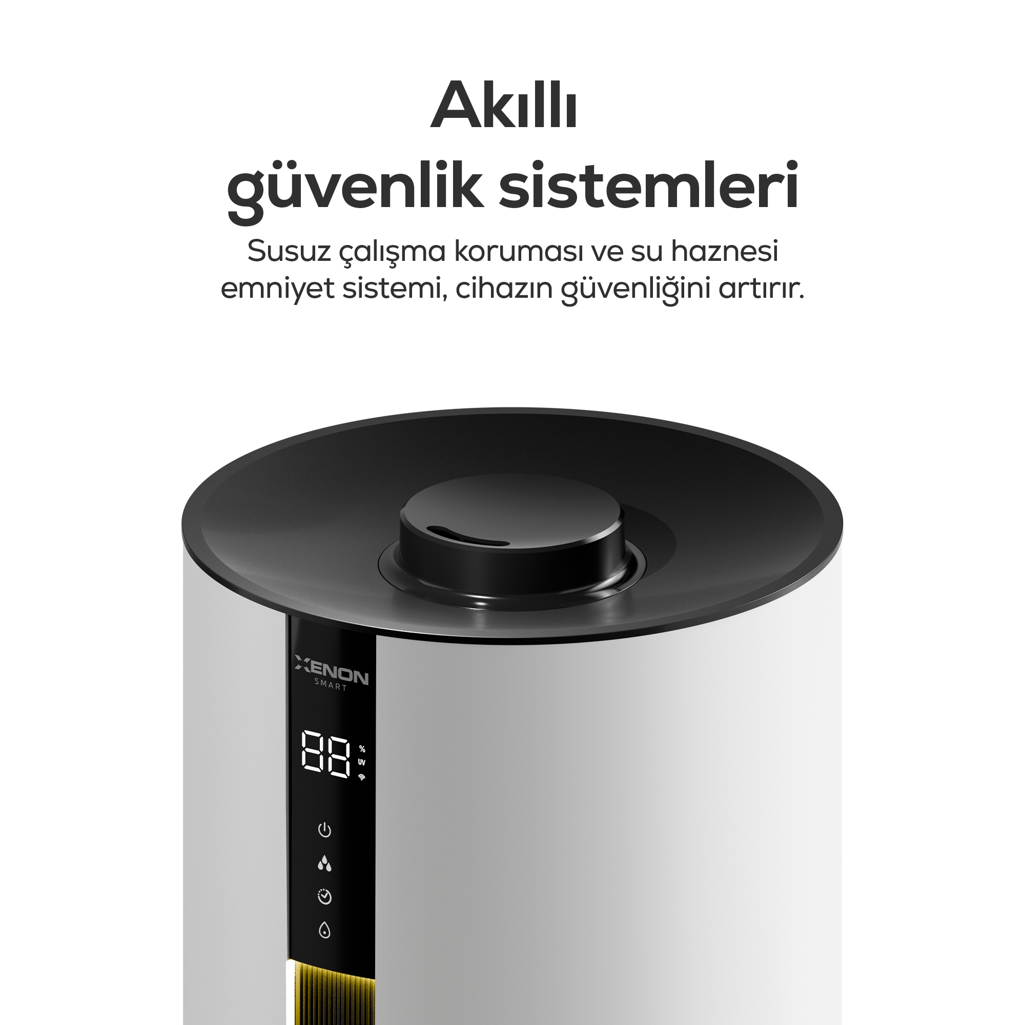 Akıllı Hava Nemlendirici Lite | UV Hijyen, 3.5L, WiFi, Soğuk Buhar, Modlu (X7450)