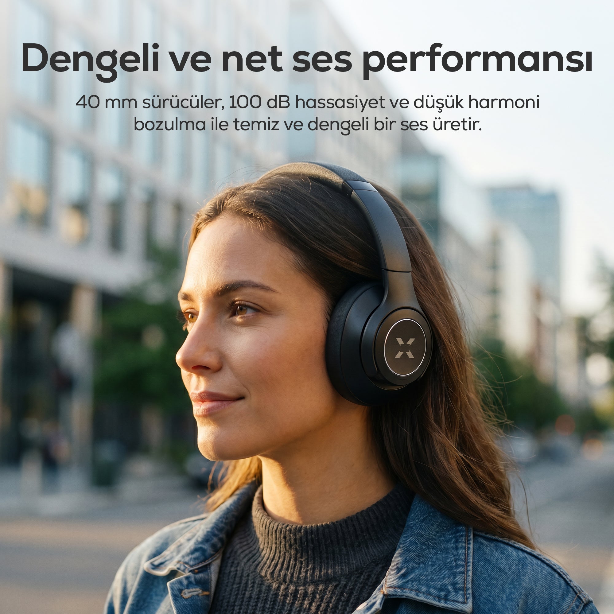 Bluetooth Kulaklık | Hoparlöre Dönebilen, 650 mAh, BT 5.3, IPX4, 2in1 (X6721)