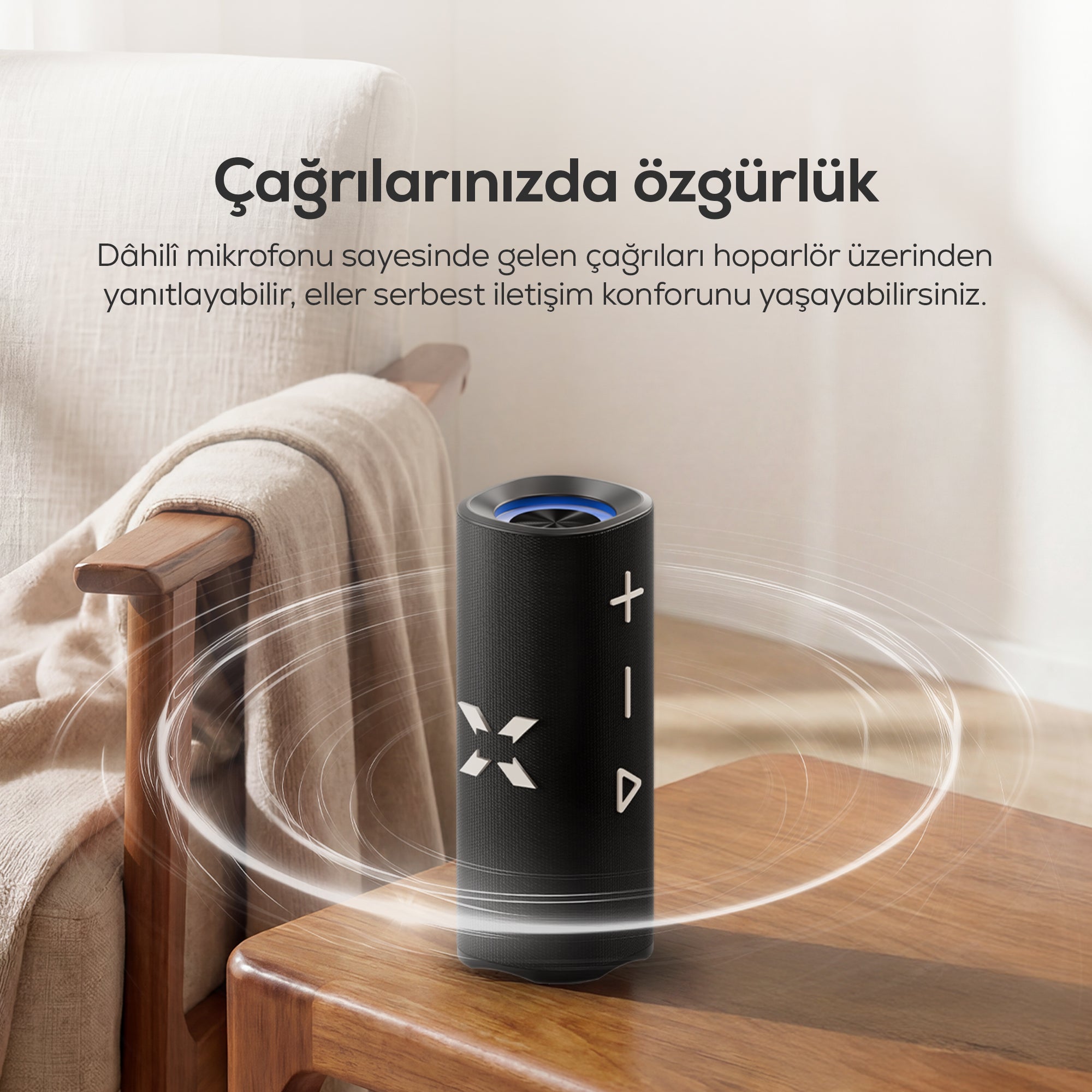 Obli 4 Bluetooth Hoparlör | 30W RMS, Işıklı, 4000 mAh, TWS, IPX4, BT 5.3 (X6705)