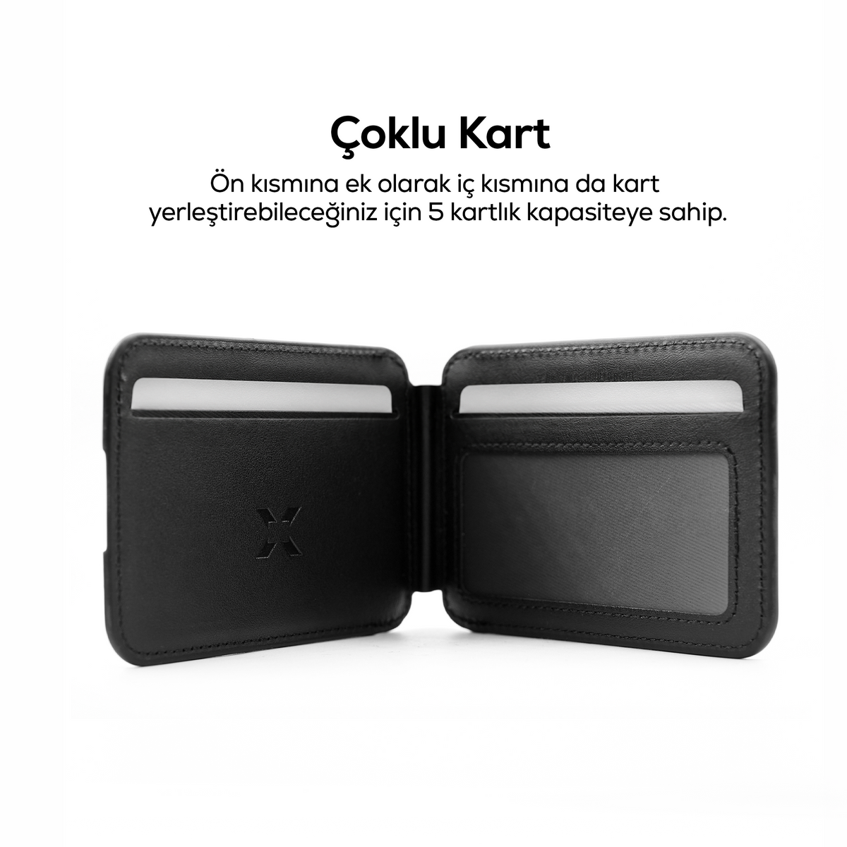 Akıllı MagSafe Cüzdan | Find My Desteği, Manyetik Standlı, Takip Edilebilir Cüzdan (X6608)
