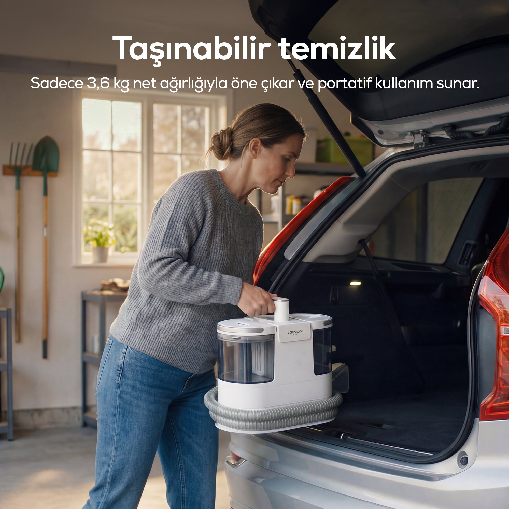 Buharlı Halı Yıkama & Koltuk Temizleme Makinesi 1700W | 16kPa
