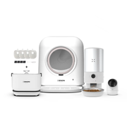 Akıllı Kedi Tuvaleti Mama Kabı Su Pınarı Filtre Kamera Seti