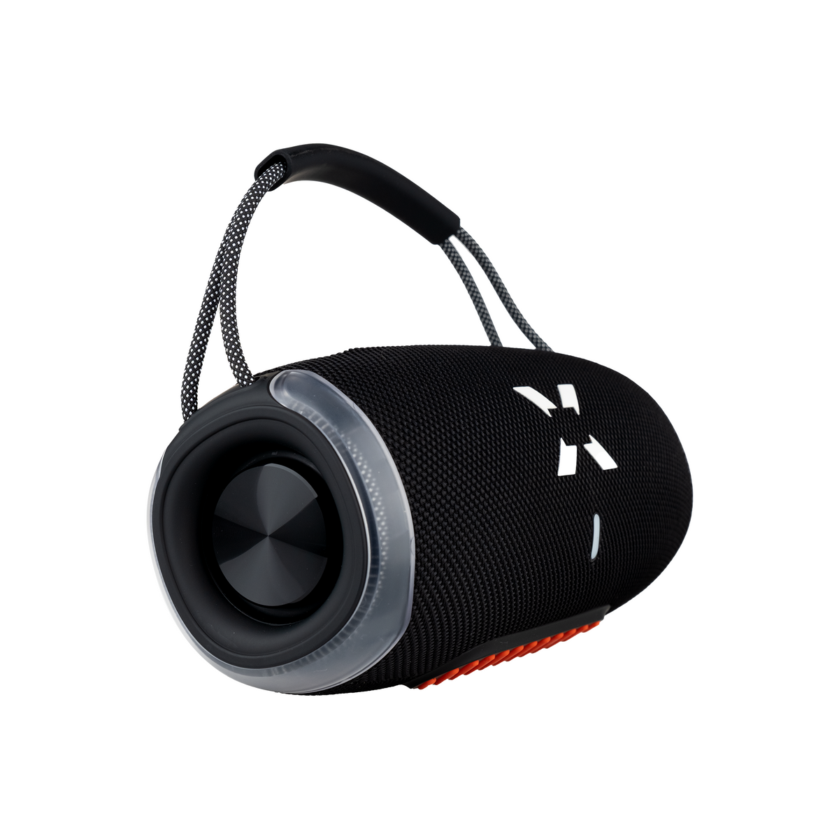 Ses Bombası | 20W, Bluetooth Hoparlör, 3600 mAh, RGB Işık, TWS Stereo, Taşınabilir Hoparlör (Siyah - X6701)