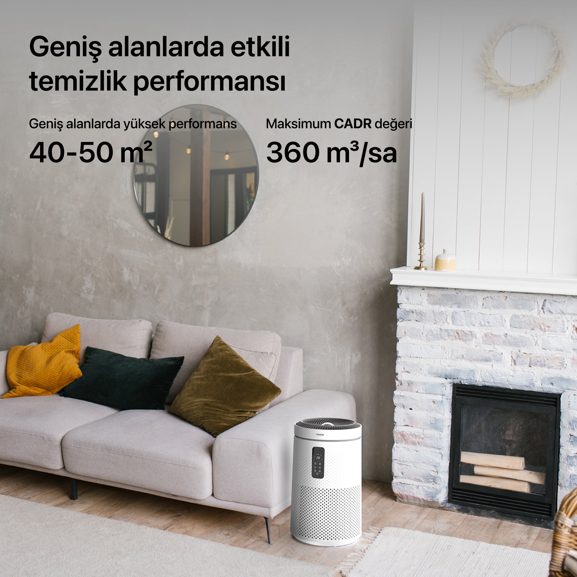 Gece Lambalı Akıllı Hava Temizleyici | Xenon Smart