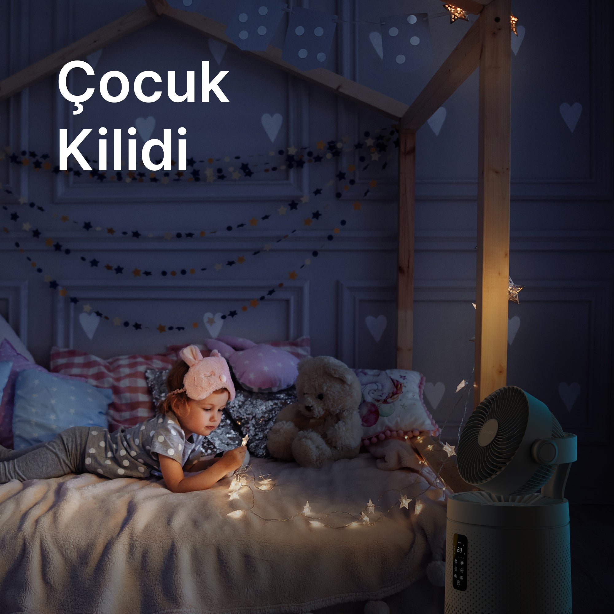 Akıllı Hava Temizleyici Fanlı