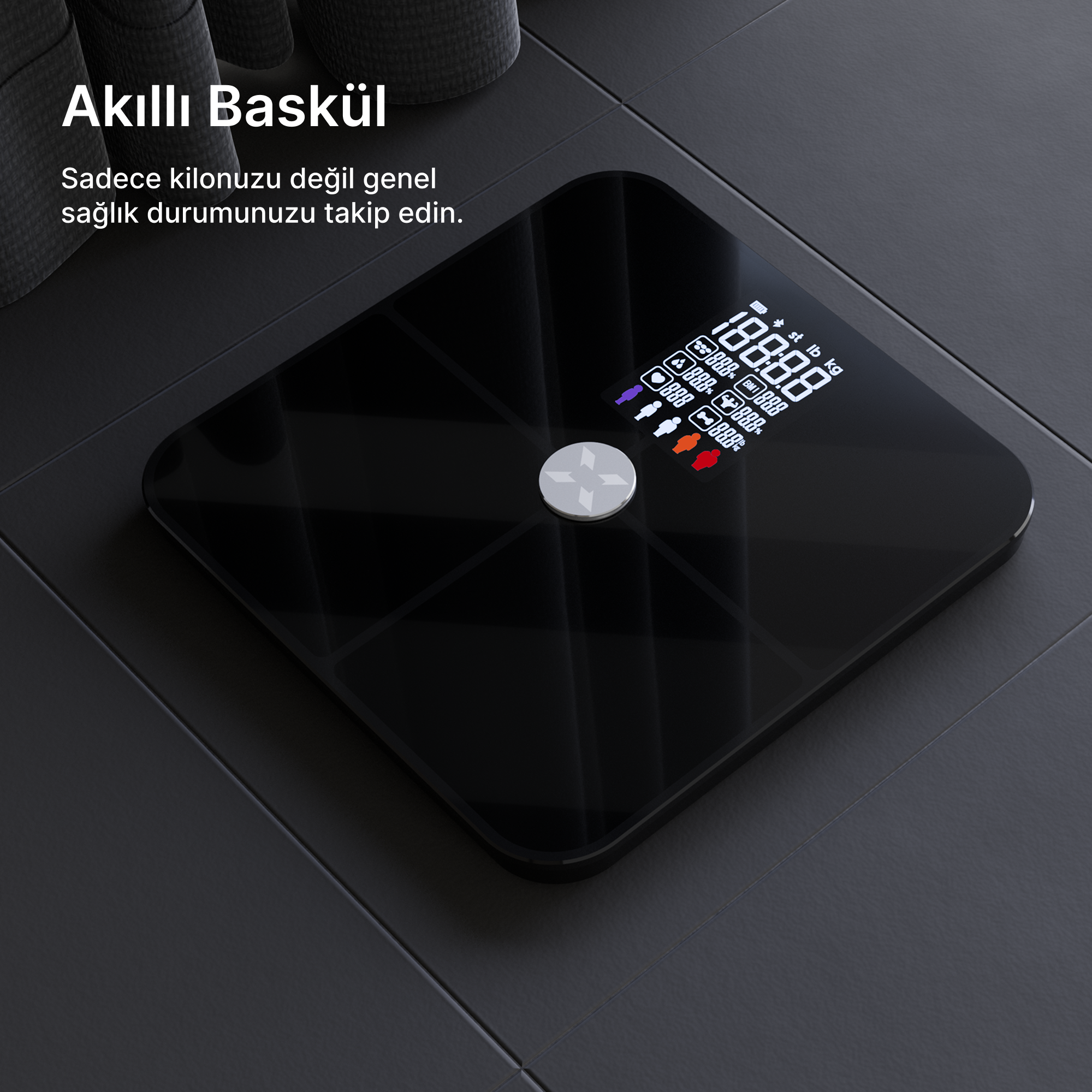 Akıllı Dijital Tartı Nabız Ölçer