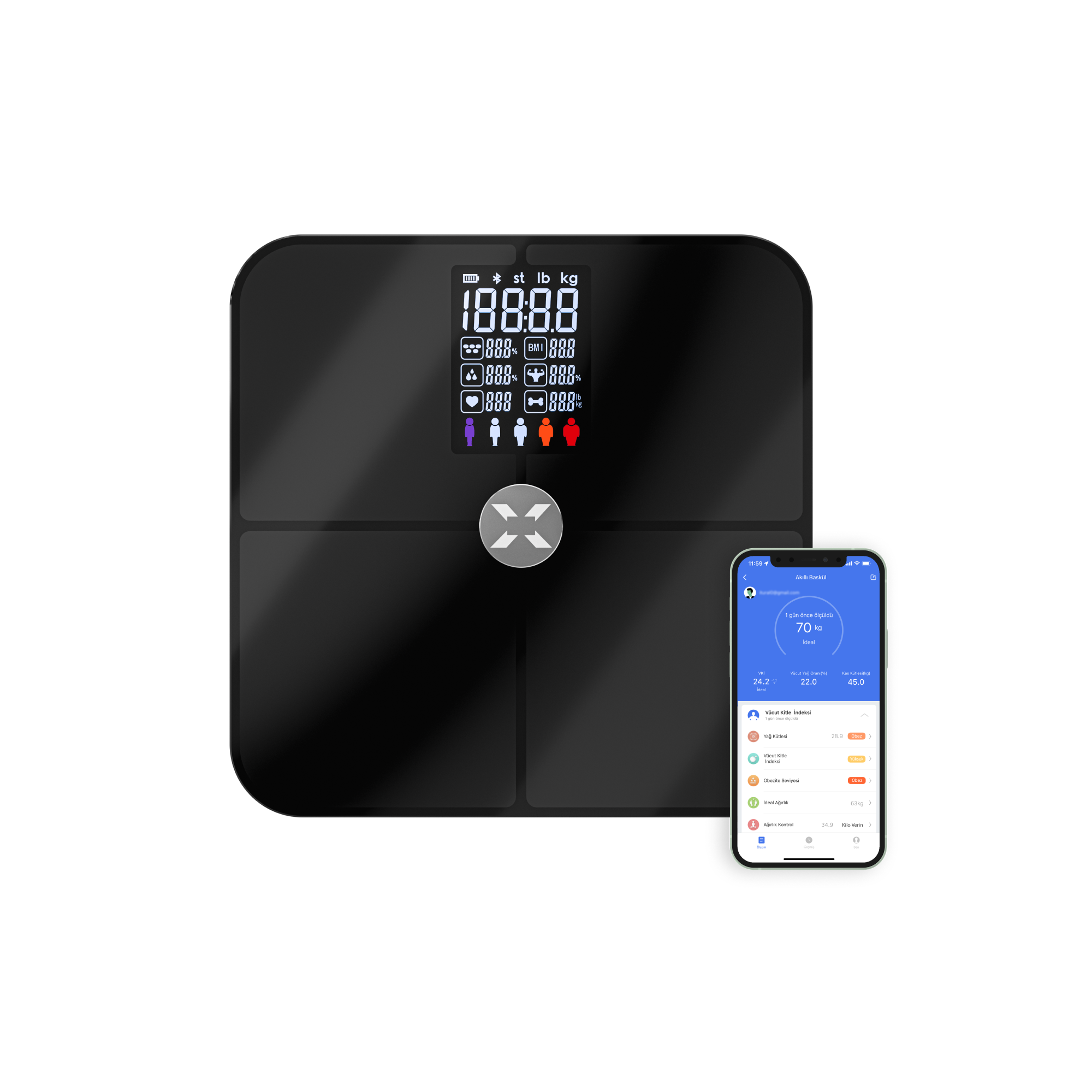 Akıllı Dijital Tartı Nabız Ölçer