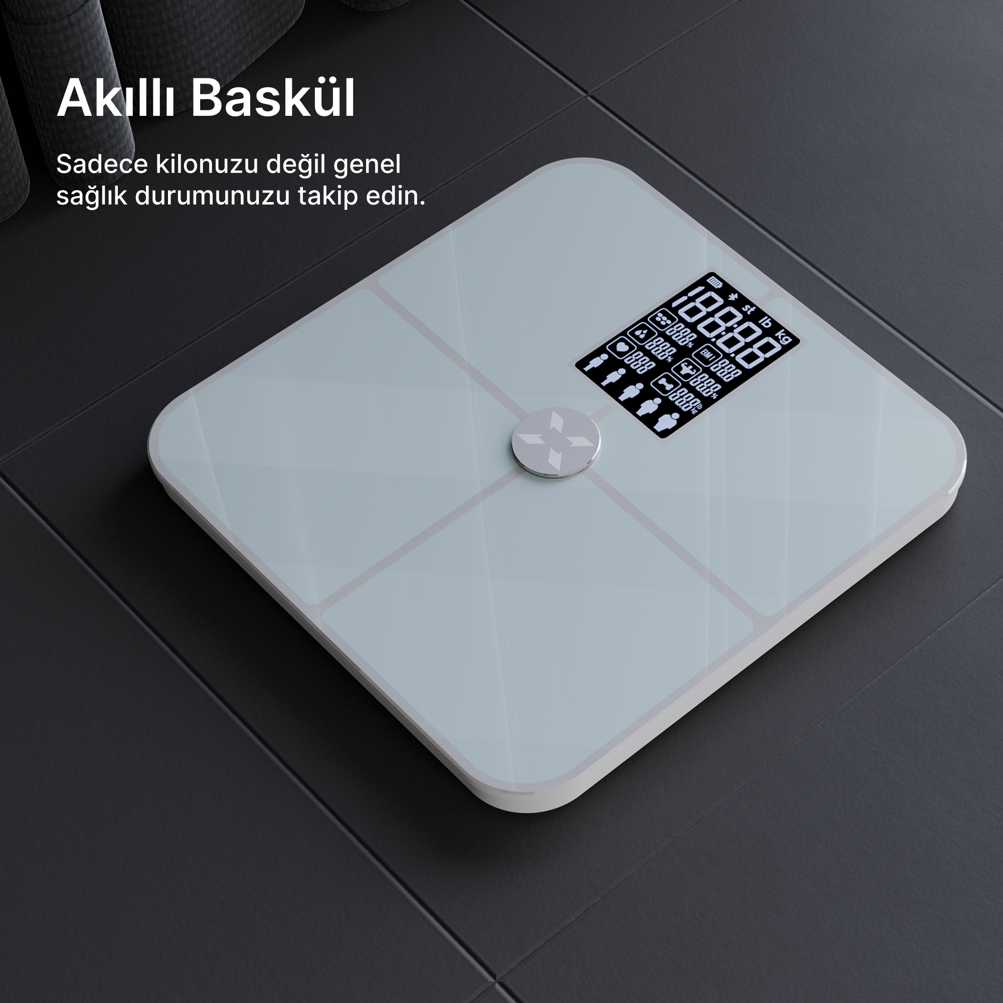 Akıllı Dijital Tartı Nabız Ölçer