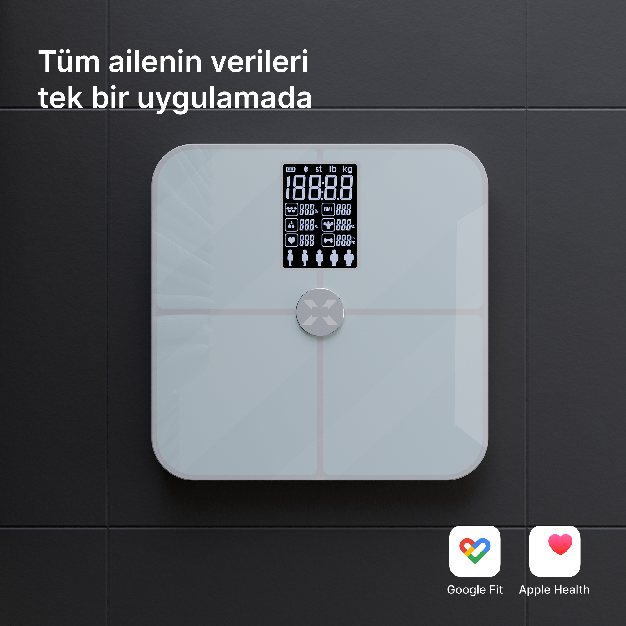 Akıllı Dijital Tartı Nabız Ölçer