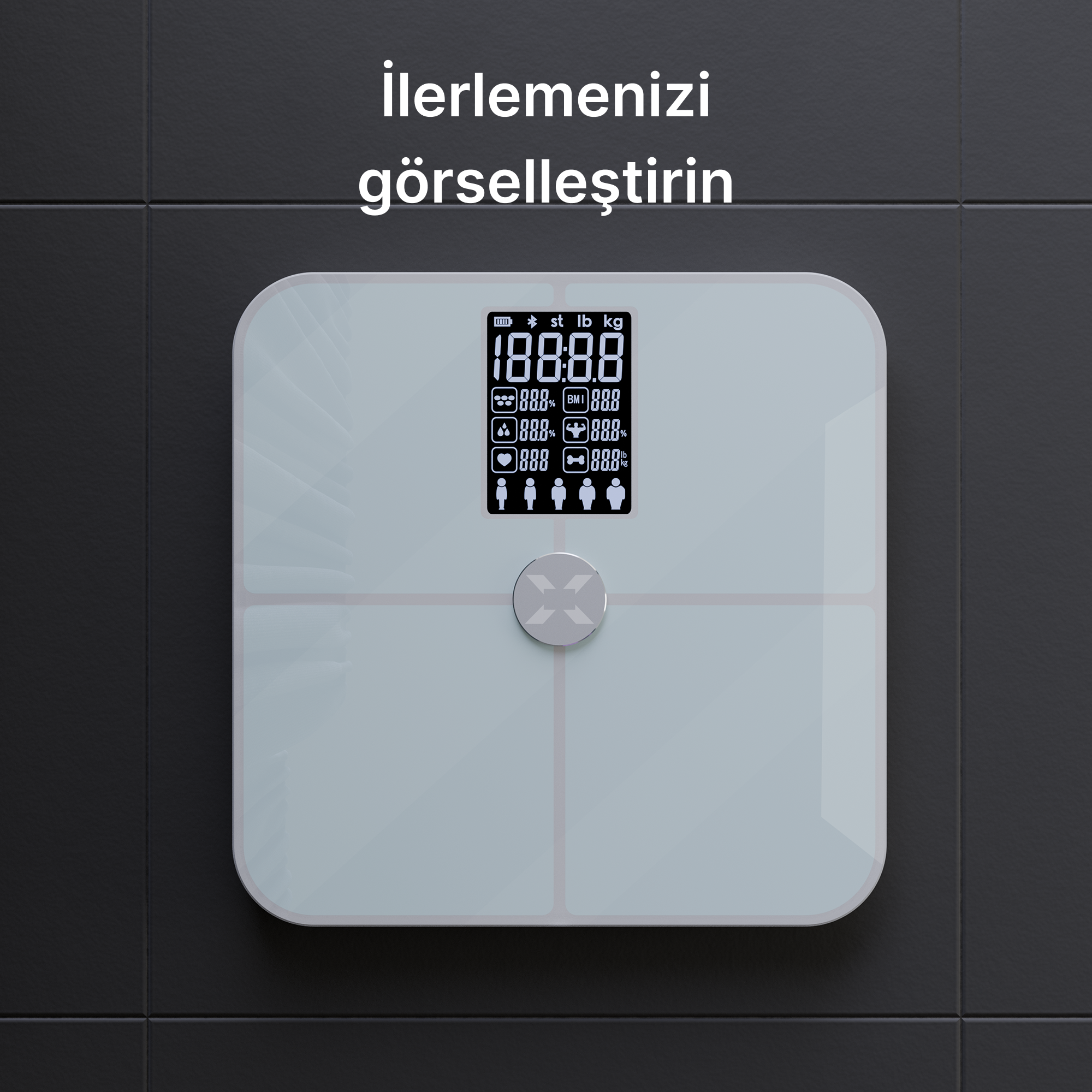 Akıllı Dijital Tartı Nabız Ölçer